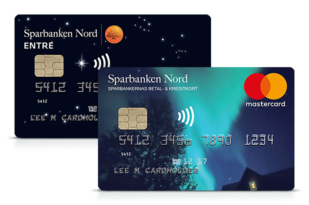 Sparbanken Nord kortet och Entrekortet